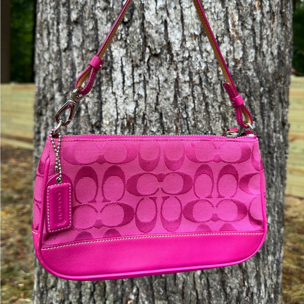 Y2K PINK coach Demi Bag